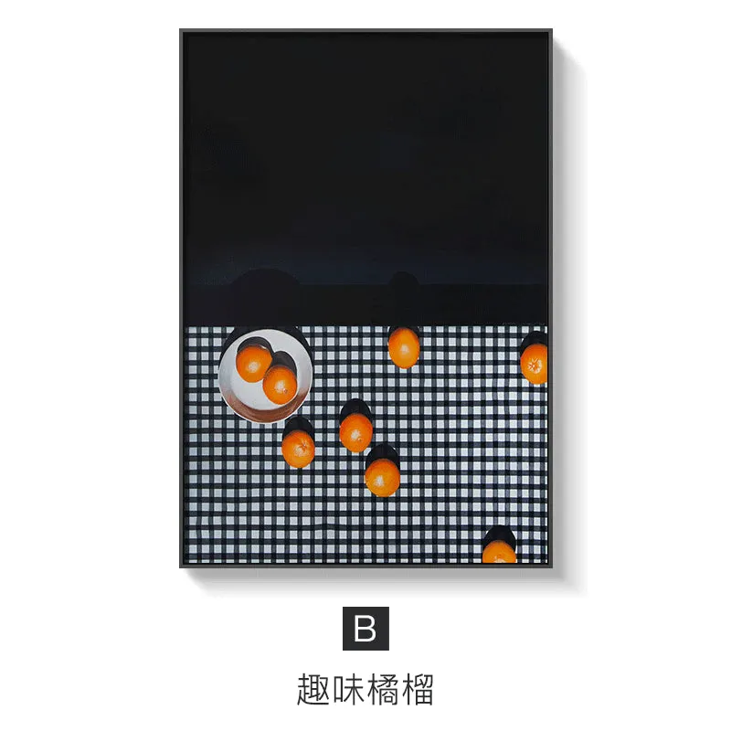 Modern Fruit Canvas Painting Minimalist