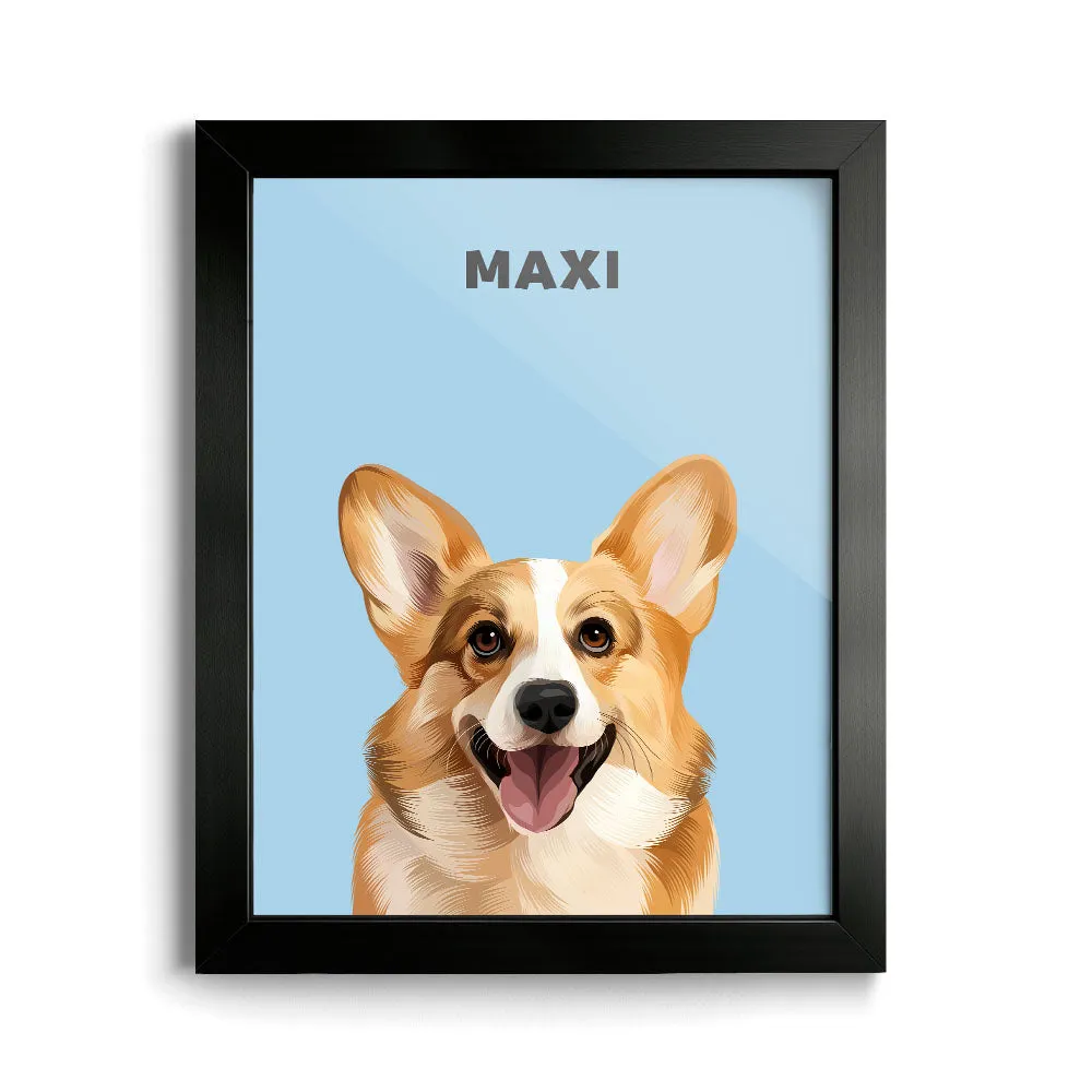 Modern Pet Portrait (1 Pet)