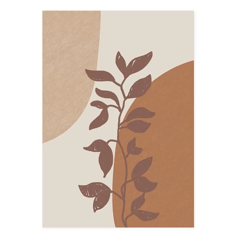 Modern Terracotta Boho Sun Moon Wall Art