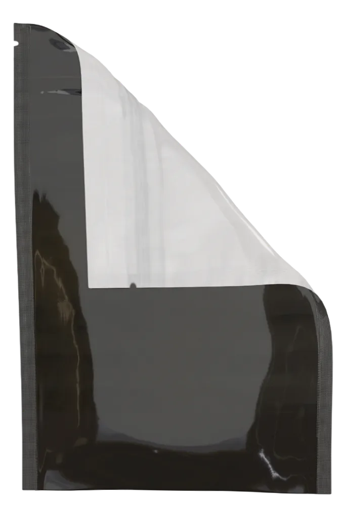 Mylar Bag Black/Clear - 1 Gram - 4.3 x 2.9" - (100 to 50,000 Count)