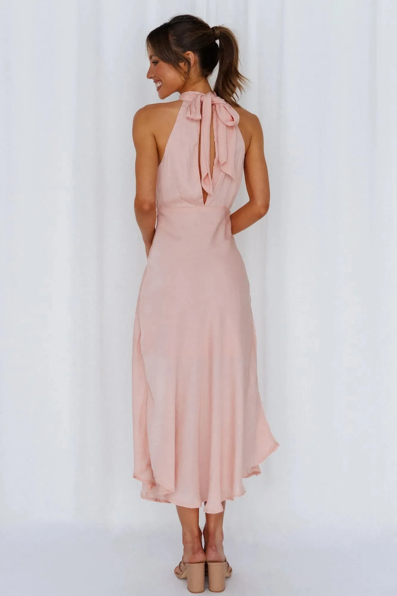 No Tears Here Maxi Dress Peach