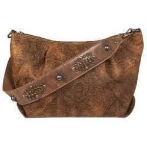 Nocona Ophelia Brown Conceal Carry Shoulder Bag