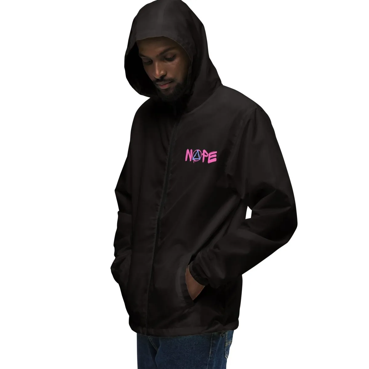 NOPE Sobriety Symbol Windbreaker - Unisex