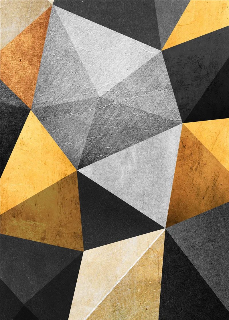 Nordic Abstract Geometry Wall Art