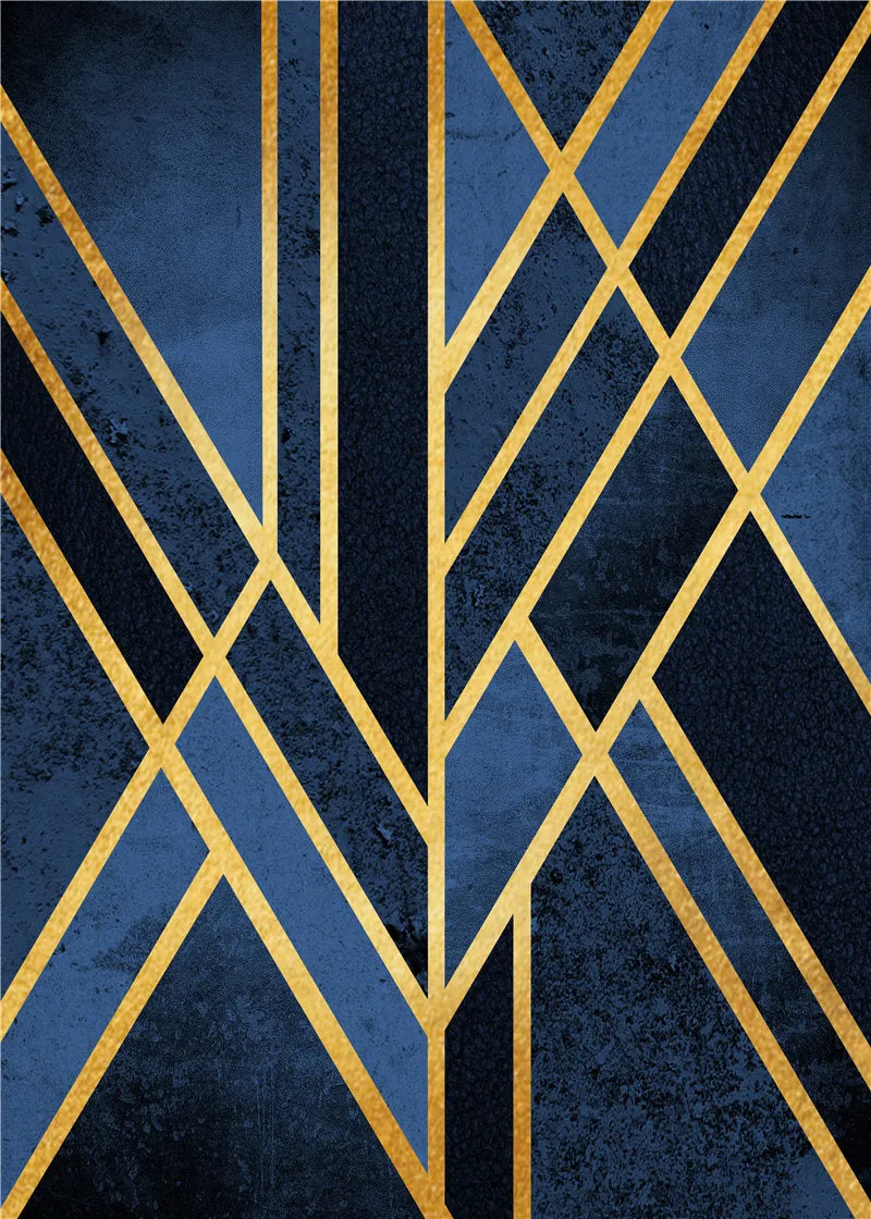 Nordic Abstract Geometry Wall Art