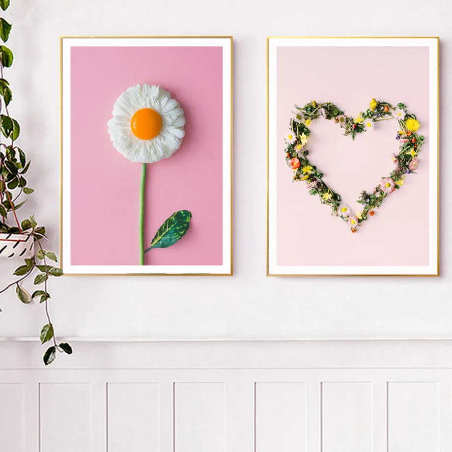 Nordic Eggs Breakfast Modern Wall Art