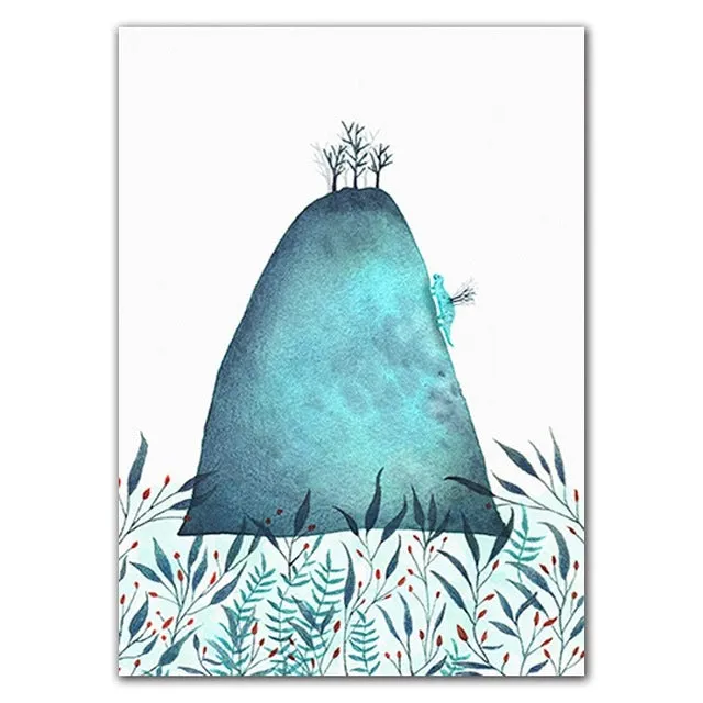 Nordic Fresh Plant Wall Art