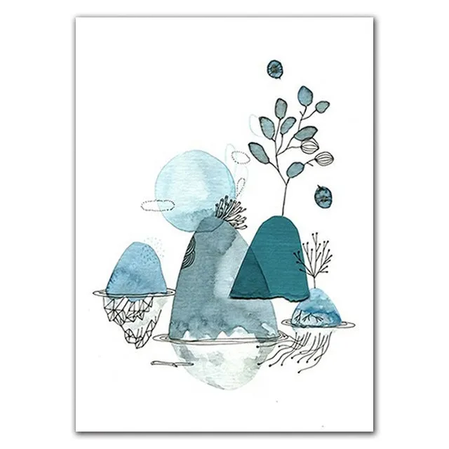Nordic Fresh Plant Wall Art