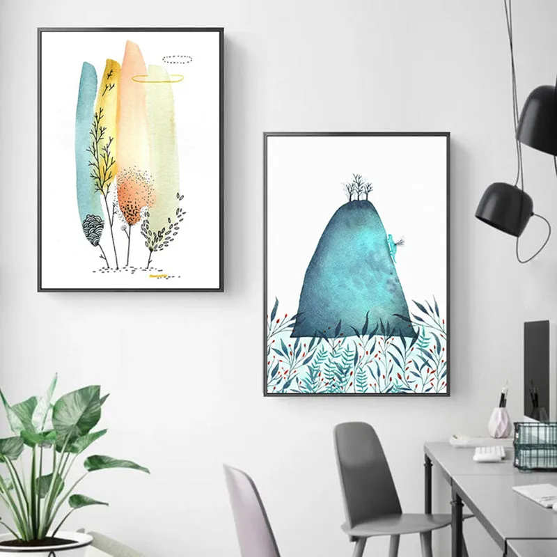 Nordic Fresh Plant Wall Art