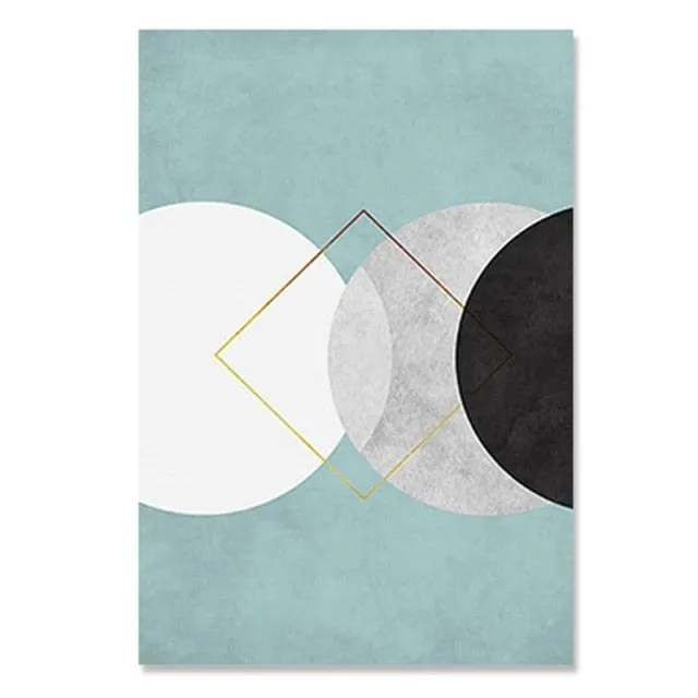 Nordic Wall Poster Abstract Modern Wall Art