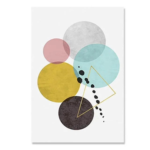 Nordic Wall Poster Abstract Modern Wall Art