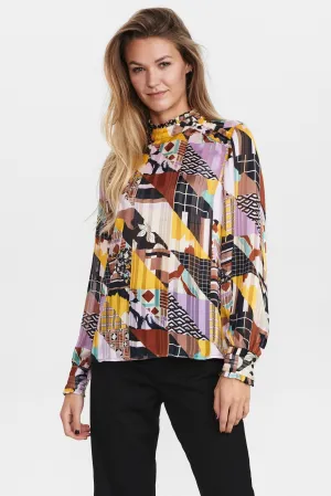 NUBIANCA BLOUSE - Caviar