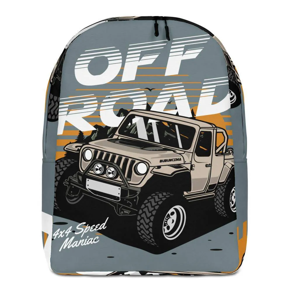 Off road adventure Minimalist Backpack
