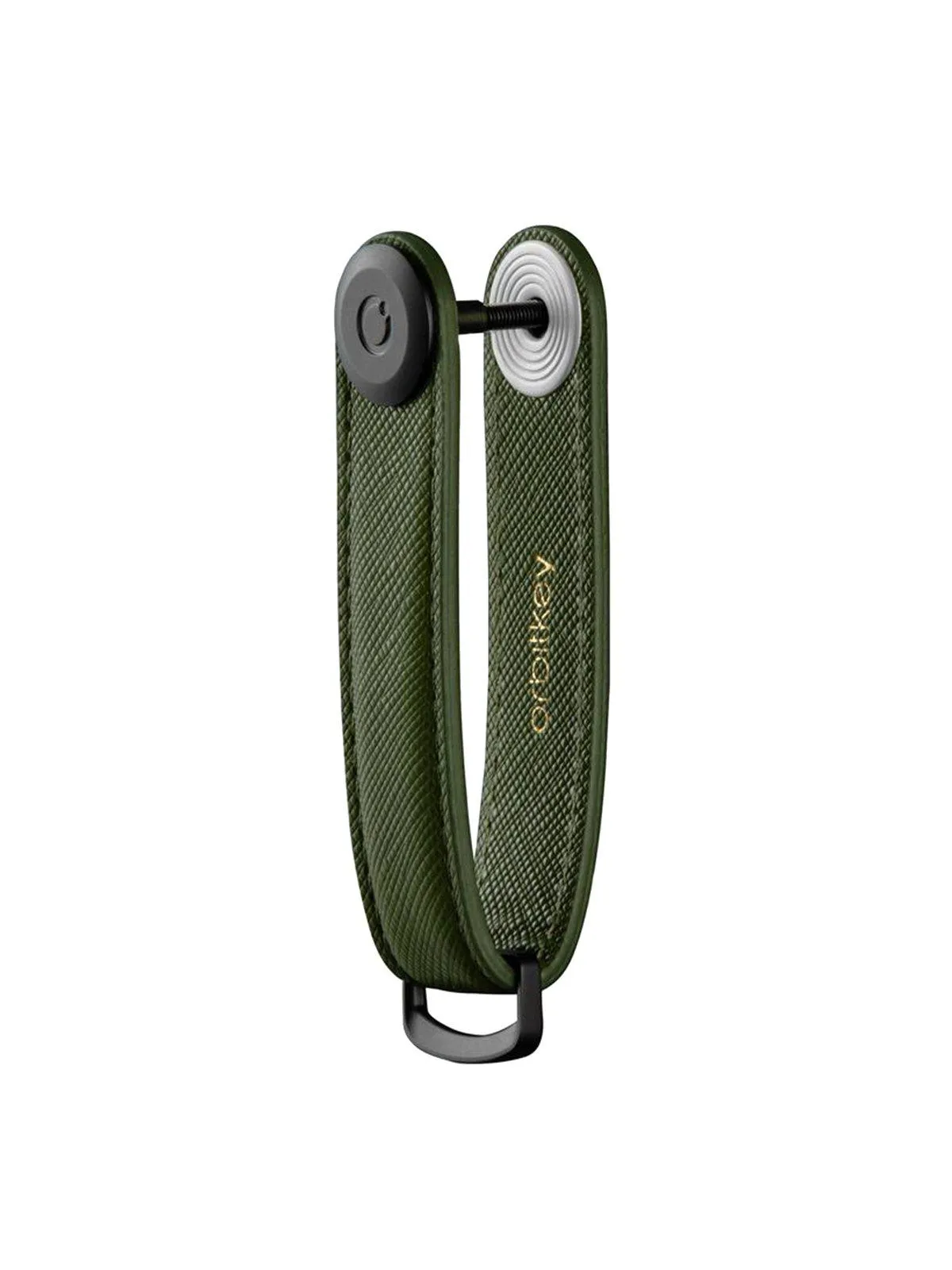 Orbitkey Saffiano Leather Key Organiser Olive