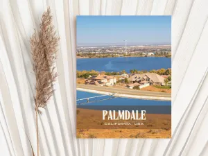 Palmdale Retro Wall Art, California, USA