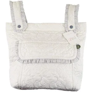 Paz White Pram Bag