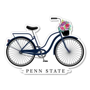 Penn State Bicycle Rugged Sticker