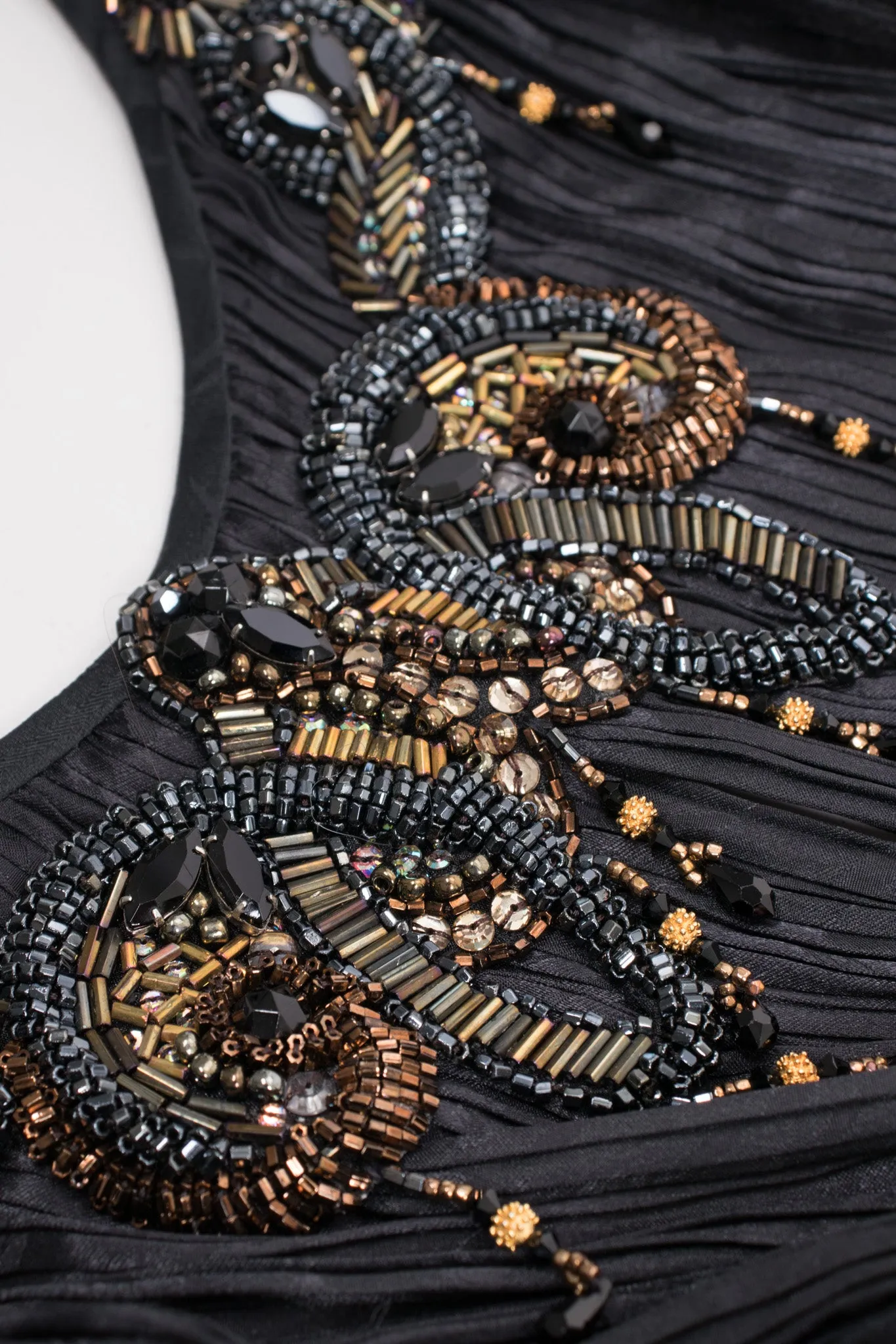 Pleated Art Deco Dress