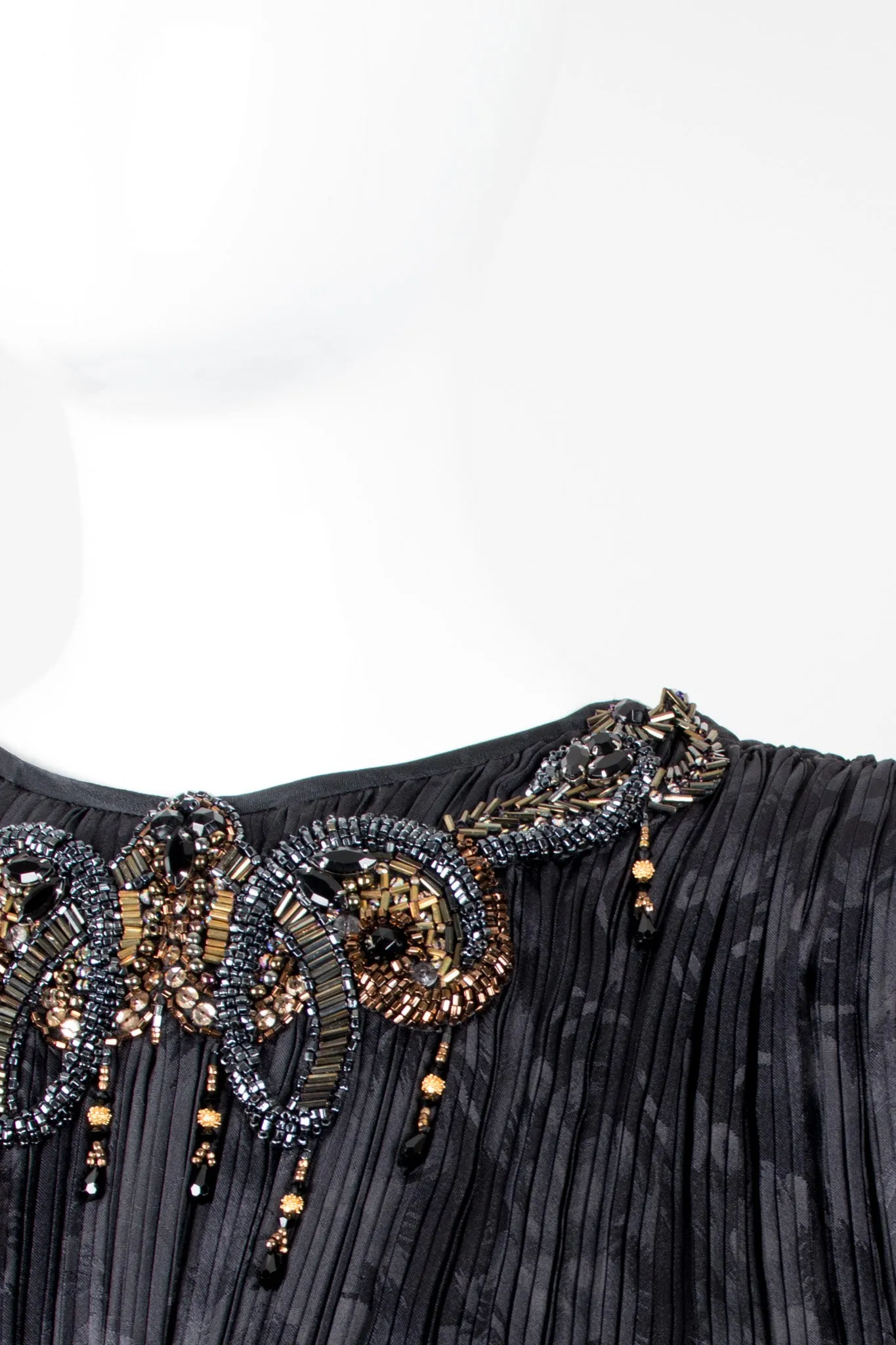 Pleated Art Deco Dress