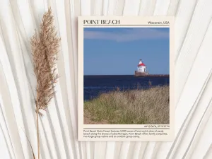 Point Beach Wall Canvas, USA