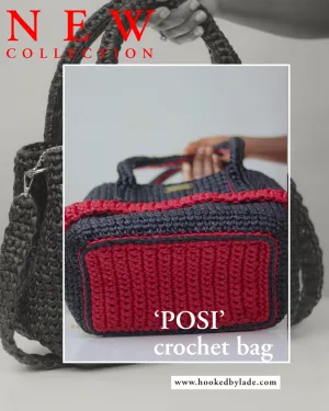 ‘Posi’ Tote crochet bag