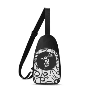 Printed   Embroidered Casual Chest Bags