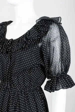 Puff Sleeve Peasant Dress