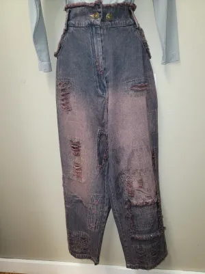 Queen of Hearts Lightweight Denim Pants