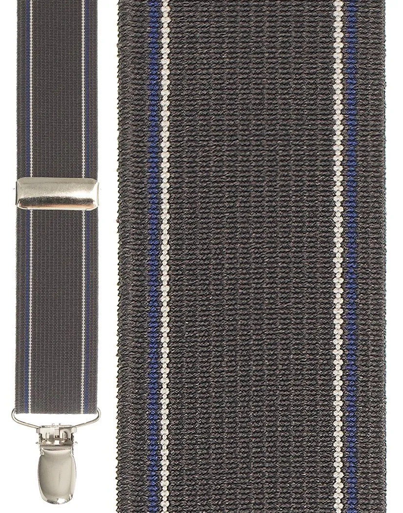 "Grey Edge Stripe" Suspenders