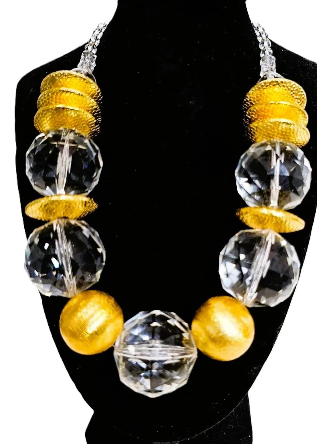 "Natural Clear Quartz Crystal Necklace" by Tonnie's Chest