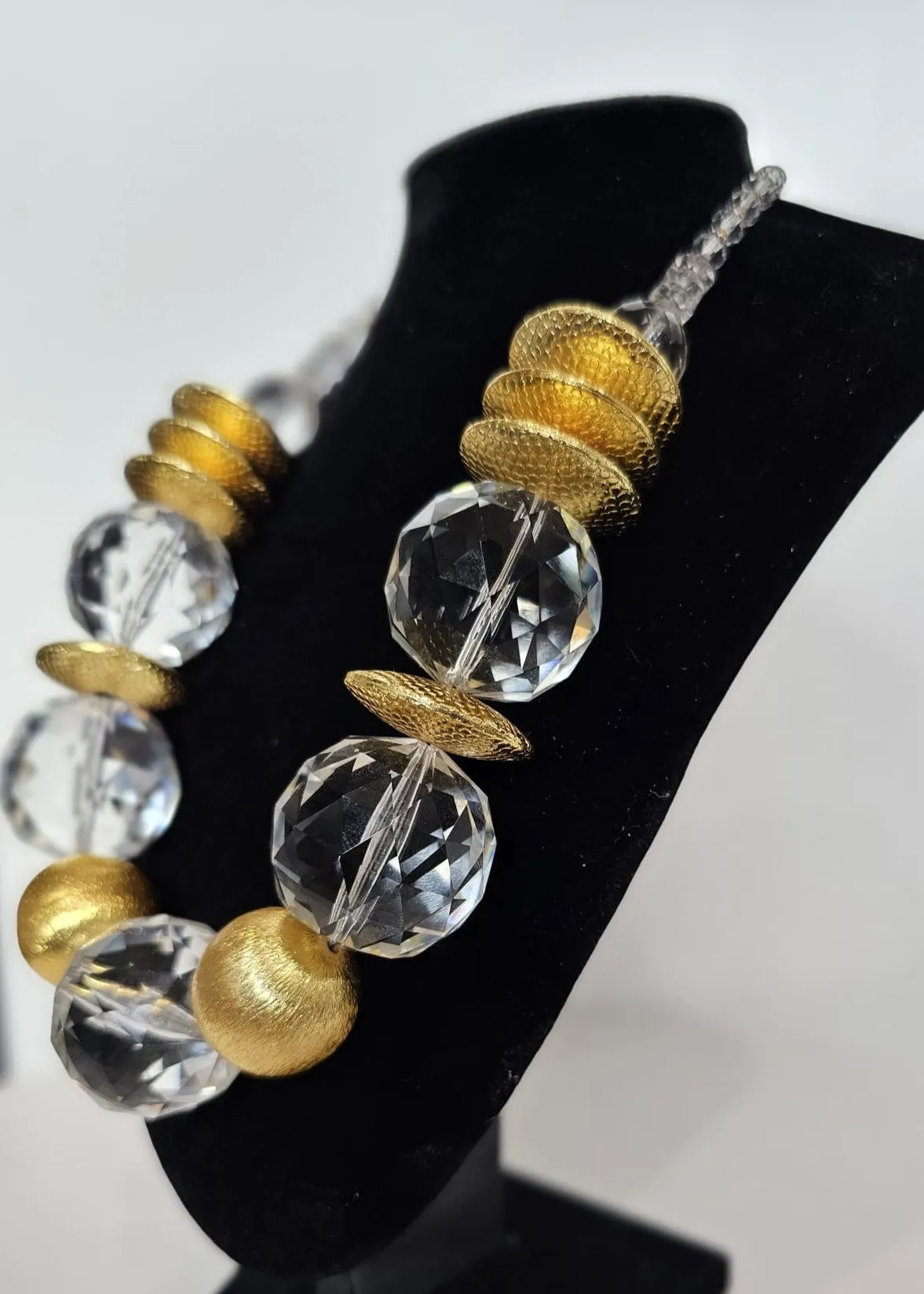 "Natural Clear Quartz Crystal Necklace" by Tonnie's Chest
