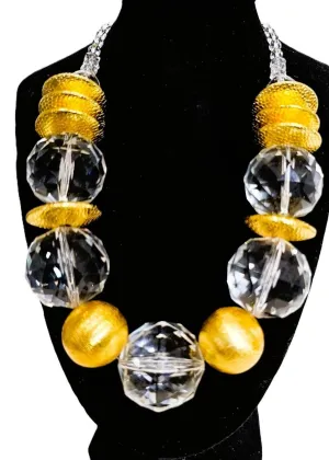 "Natural Clear Quartz Crystal Necklace" by Tonnie's Chest