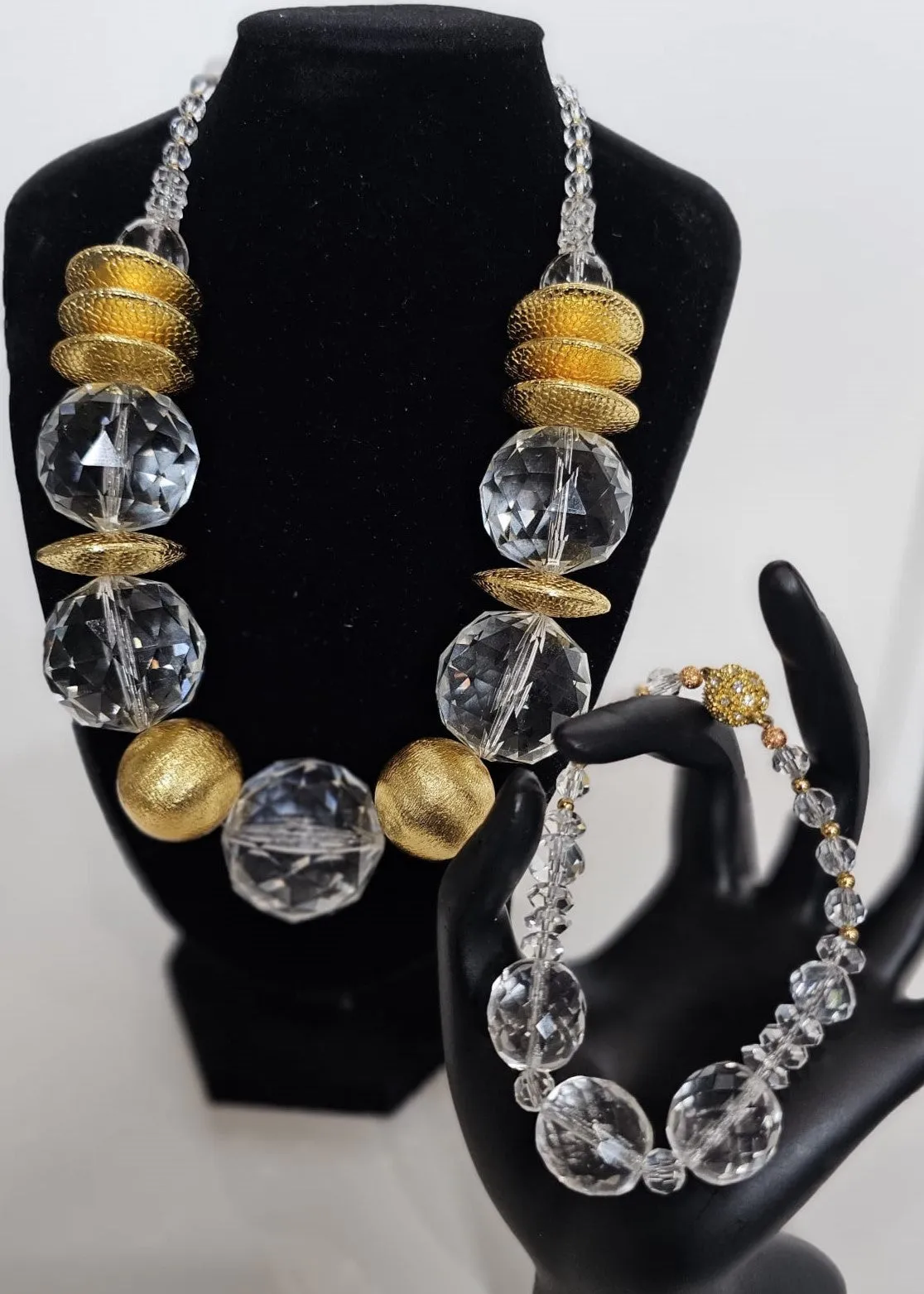 "Natural Clear Quartz Crystal Necklace" by Tonnie's Chest