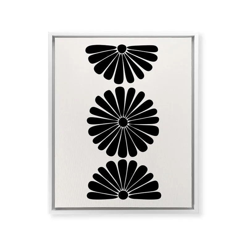 Retro Daisy I Art Canvas