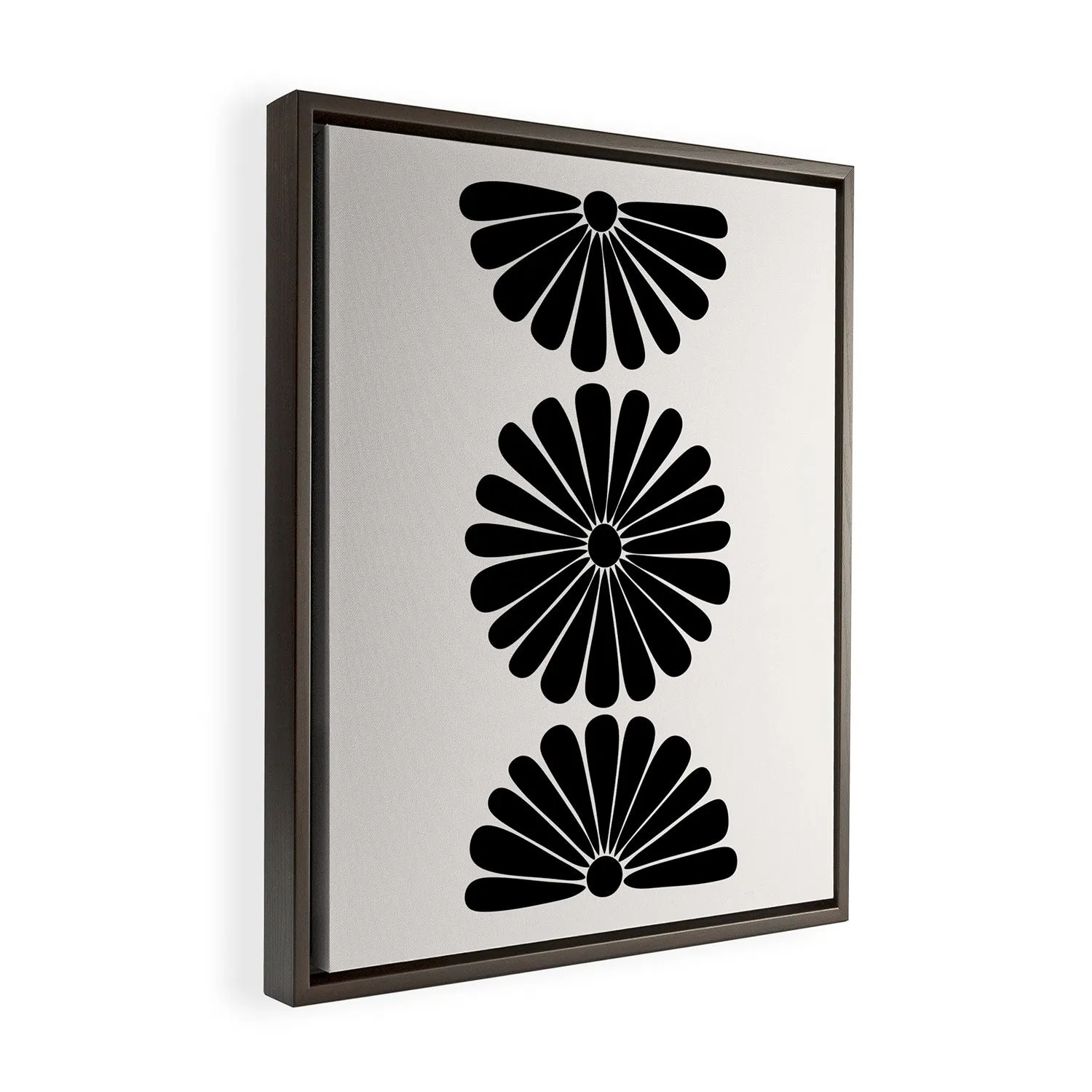 Retro Daisy I Art Canvas