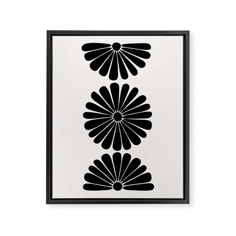 Retro Daisy I Art Canvas