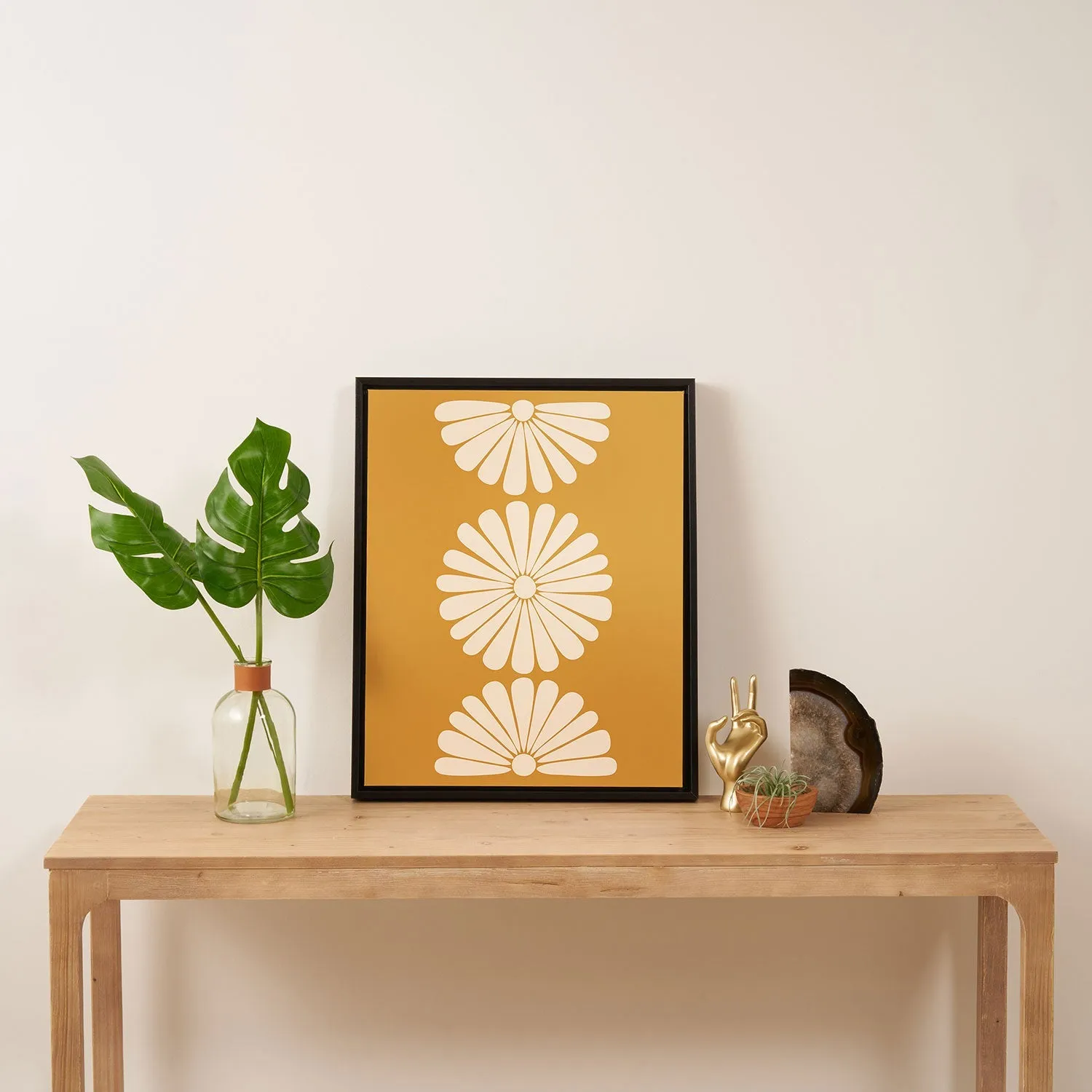 Retro Daisy XIX Art Canvas