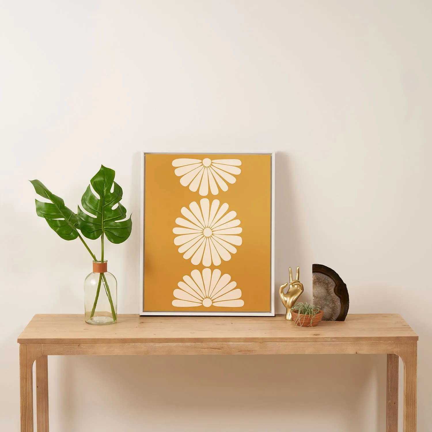 Retro Daisy XIX Art Canvas