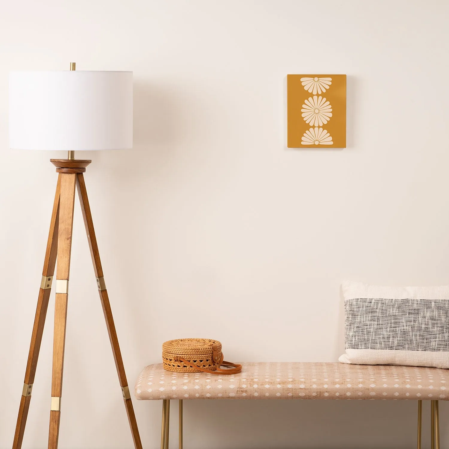 Retro Daisy XIX Art Canvas
