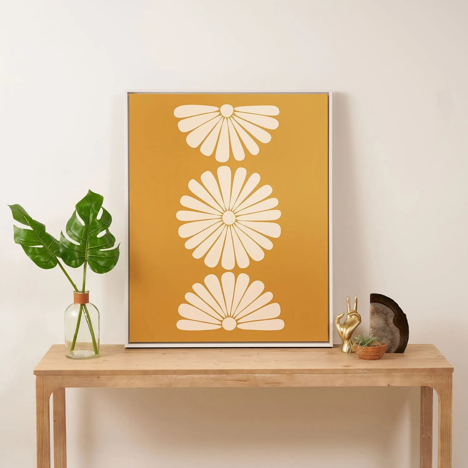 Retro Daisy XIX Art Canvas