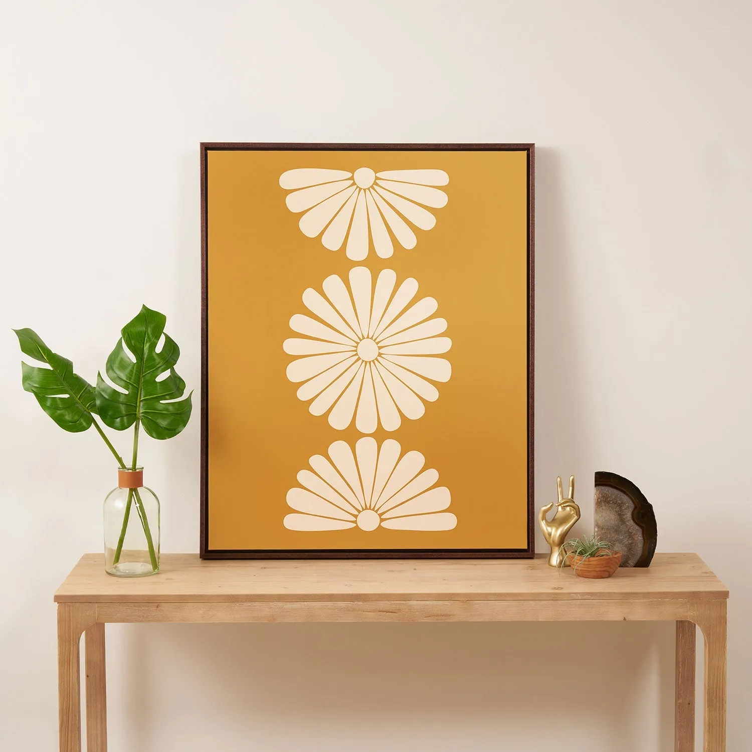 Retro Daisy XIX Art Canvas