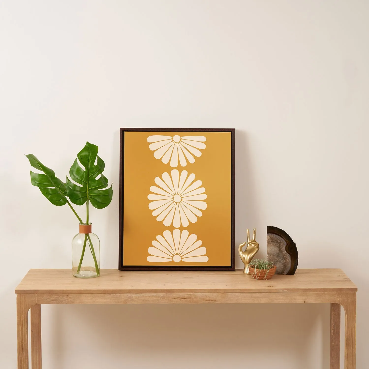 Retro Daisy XIX Art Canvas