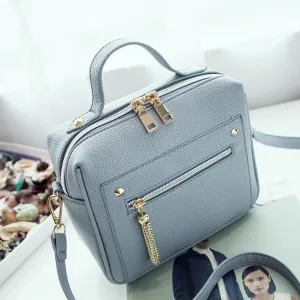 Retro Female Minimalist Crossbody Bag Small Women Shoulder Bag Tassel Women Messenger Bags Tote Handbag Designer Bolsas LB81