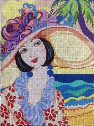 Retro Glamour on the Beach
