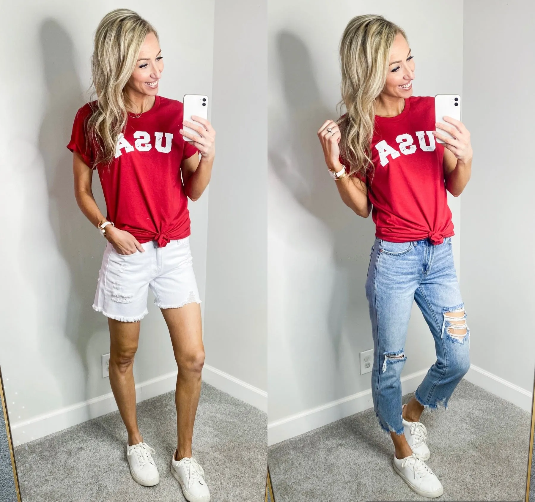 Retro USA Tee (Red)