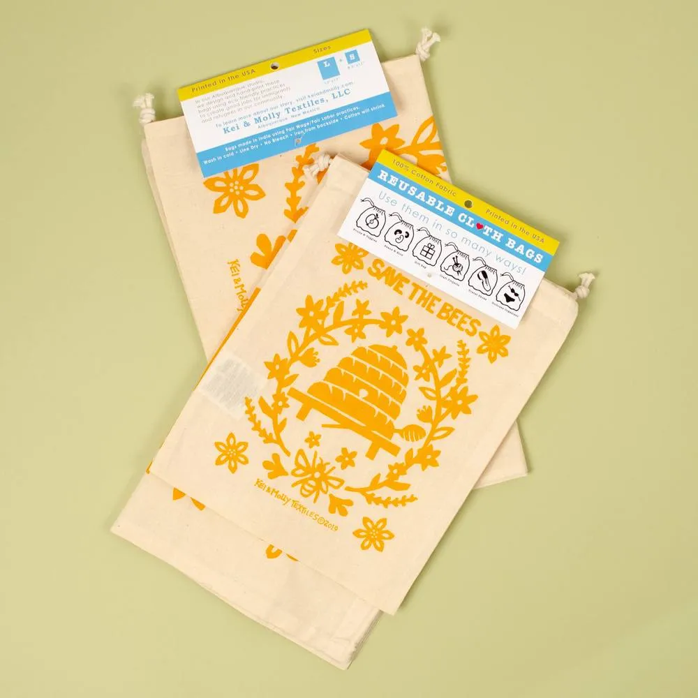 Reusable Cloth Bags: Save the Bees