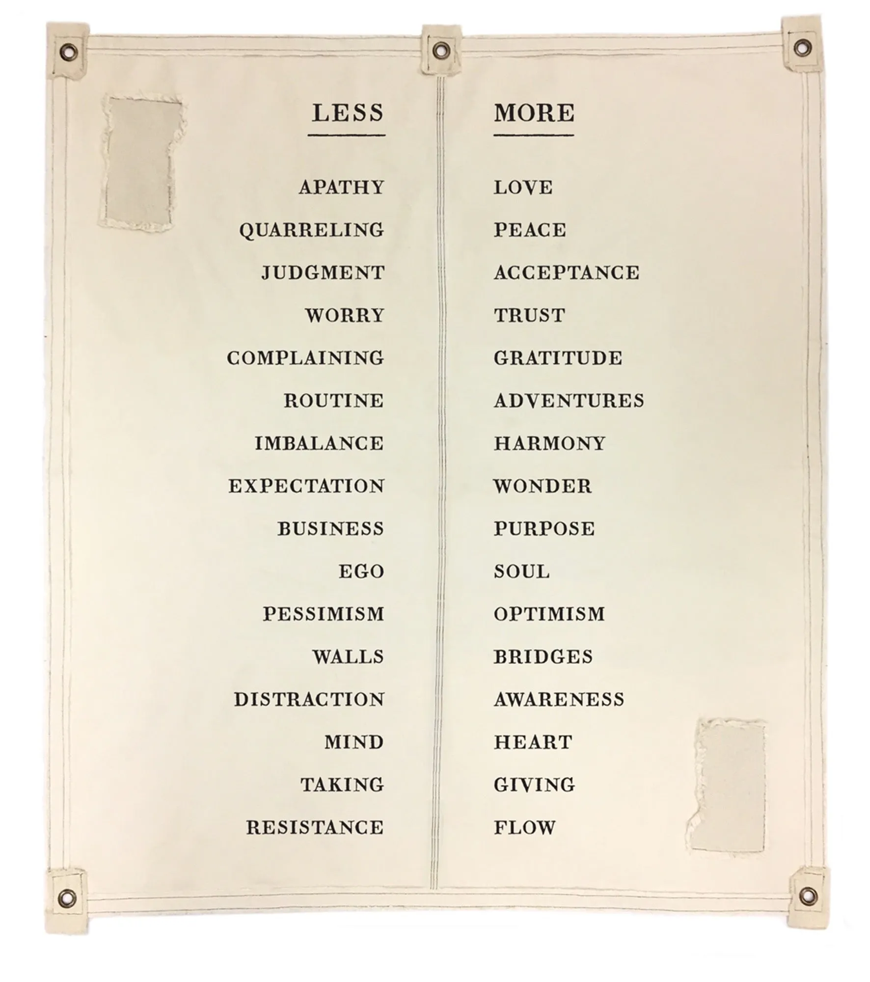Room-Defining Inspirational Wall Tarp - FREE Shipping!