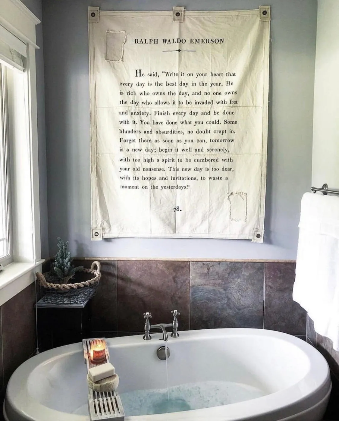 Room-Defining Inspirational Wall Tarp - FREE Shipping!