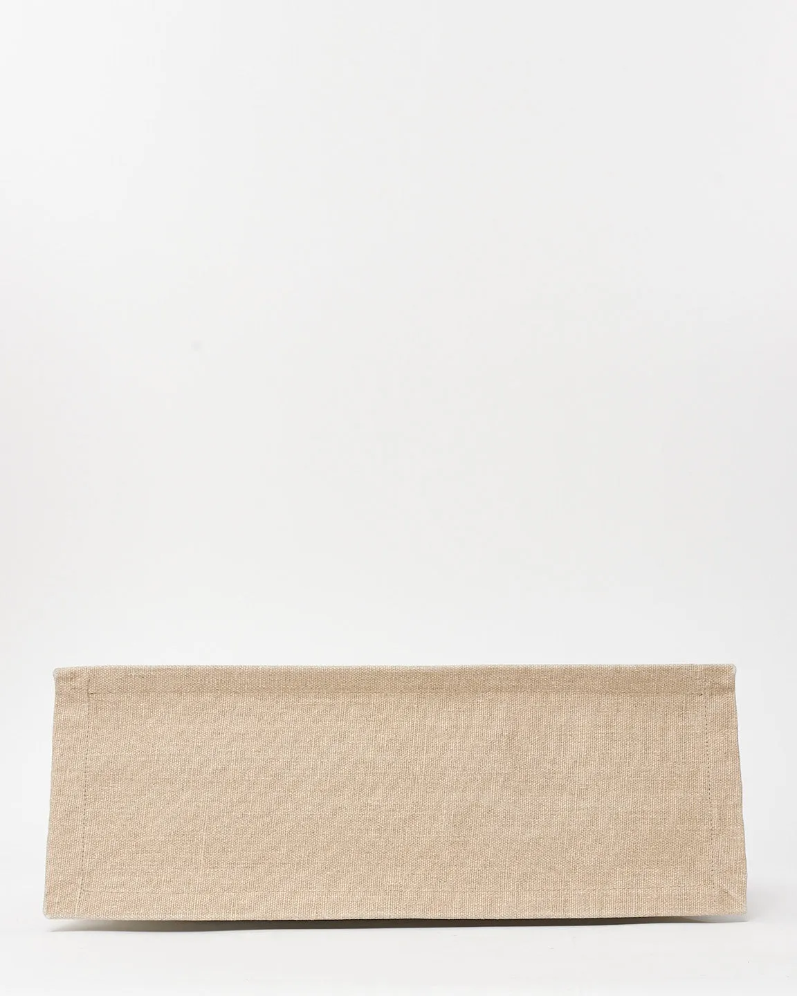 Saint Laurent Beige Canvas "Rive Gauche" Tote Bag