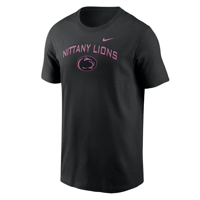 Sale - Nike Throwback Black and Pink Cotton T-Shirt